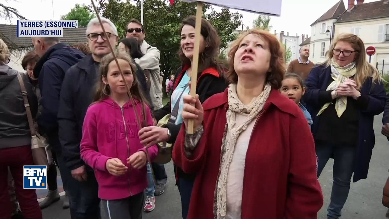 "Dupont trahison": les habitants de Yerres protestent contre le ralliement de leur maire à Marine Le Pen
