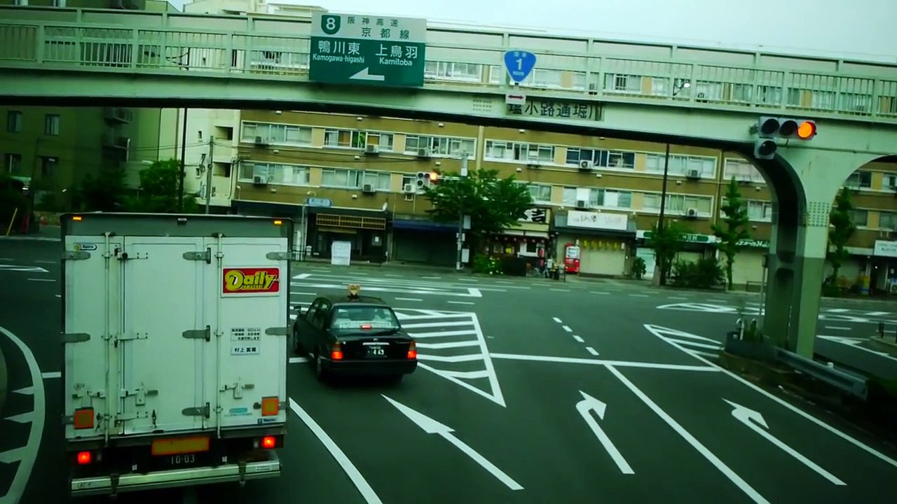 西日本JRバス プレミアムドリーム11号 前面展望 京都駅烏丸口～高速京田辺～ＪＲ奈良駅（東口）
