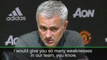 'So many weaknesses' in Man United performance - Mourinho