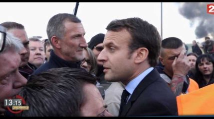 Emmanuel Macron : ses réponses aux employés de Whirlpool en colère (vidéo)
