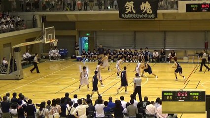 早稲田実業vs京北(3Q)高校バスケ 2015 関東大会東京都予選3位決定戦