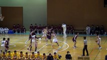 【高校バスケ】明成高校 八村塁選手のダンク　2発