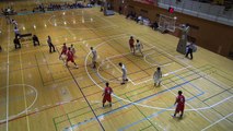 市立船橋vs開志国際(4Q)高校バスケ 2015 KAZU CUP