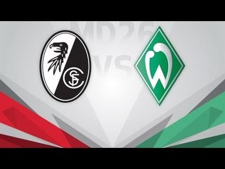 26tes Liga  Freiburg - Werder Bremen