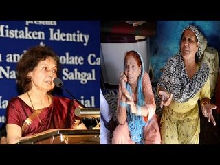 Nayantara Sahgal, author returns Sahita Akademi Award to protest Dadri killing