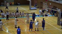 市立船橋vsアレセイア(4Q)高校バスケ 2015 KAZU CUP