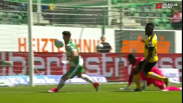 FC St.Gallen 0:2 Young Boys (Swiss Super League 30.April 2017)