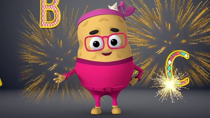 ABC Phonics - ABC Song - ABC Phonics Song - Cartoon Songs for Kids - 5 LITTLE SPUDS