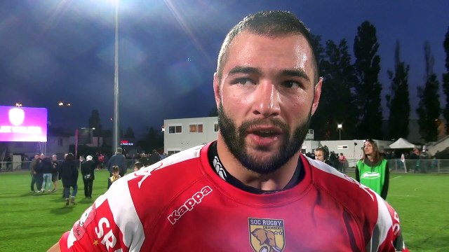 Rugby Fédérale 1 - Steeve Blanc Mappaz après USB - Chambéry