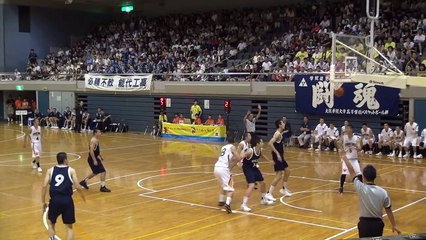 大阪学院大学vs能代工校(4Q)高校バスケ 2014インターハイ2回戦