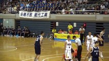 大阪学院大学vs能代工校(1Q)高校バスケ 2014インターハイ2回戦