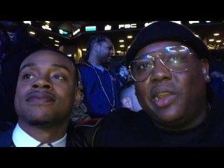 Errol spence on Garcia vs Thurman