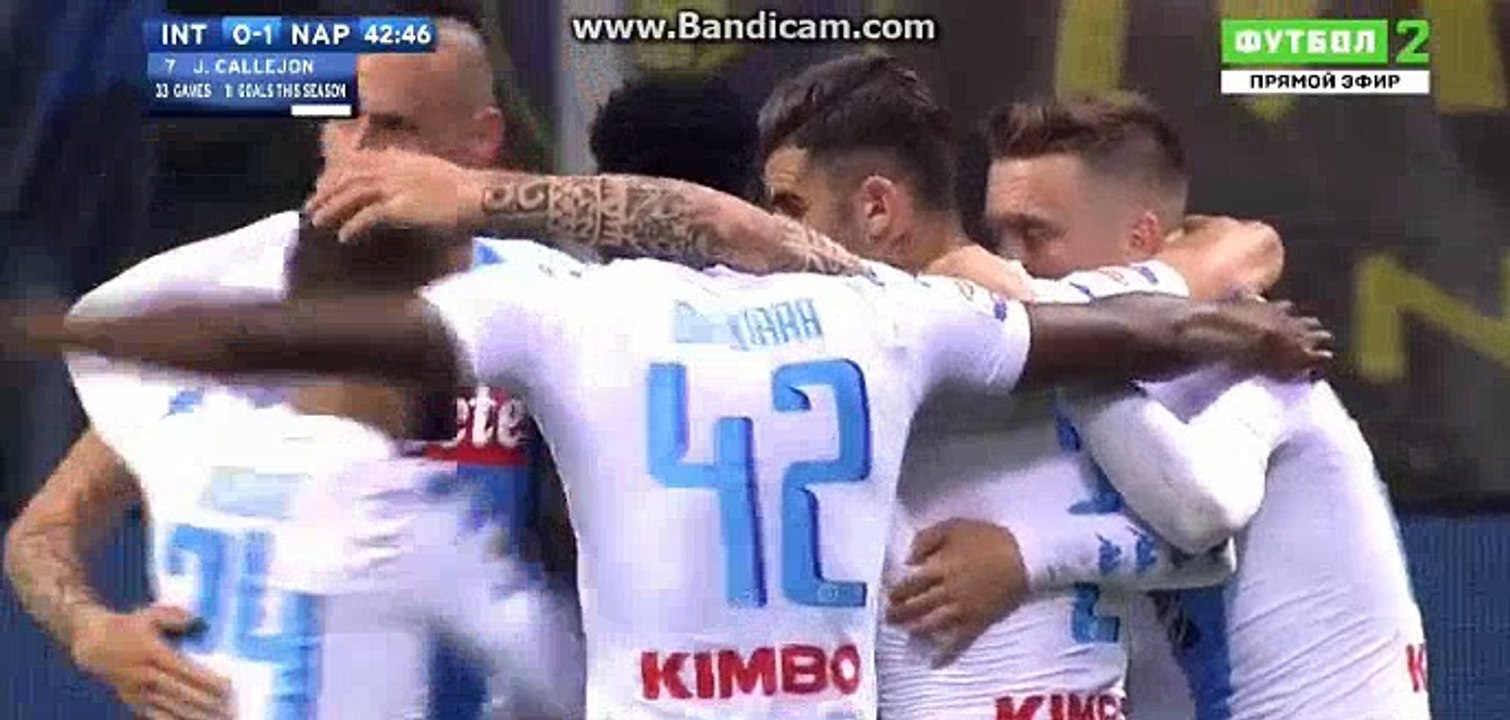 Jose Callejon Amazing Goal HD - FC Inter Milan 0-1 Napoli - Serie A - 30.4.2017 HD
