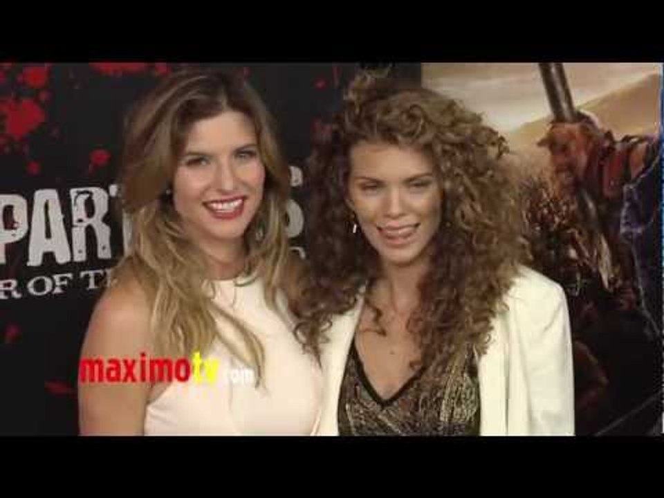 AnnaLynne McCord and Viva Bianca "SPARTACUS War Of The Damned" Premiere Red Carpet ARRIVALS