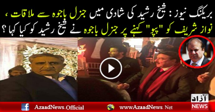 What General Bajwa Said To Sheikh Rasheed In Wedding