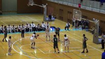 明成vs福岡第一(3Q)高校バスケ 2014 KAZUCUP決勝