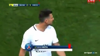 Thiago Motta Red Card HD - Nice 2-1 PSG - 30.04.2017