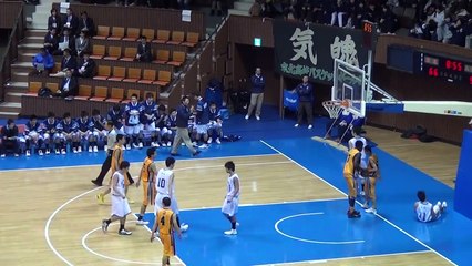 京北vs八王子(4Q)高校バスケ 2014 東京都新人戦決勝リーグ3日目