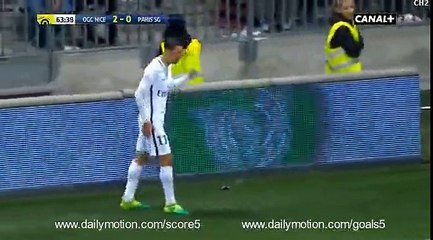 Thiago Silva Goal Nice 2 - 1 PSG Ligue 1 30-4-2017
