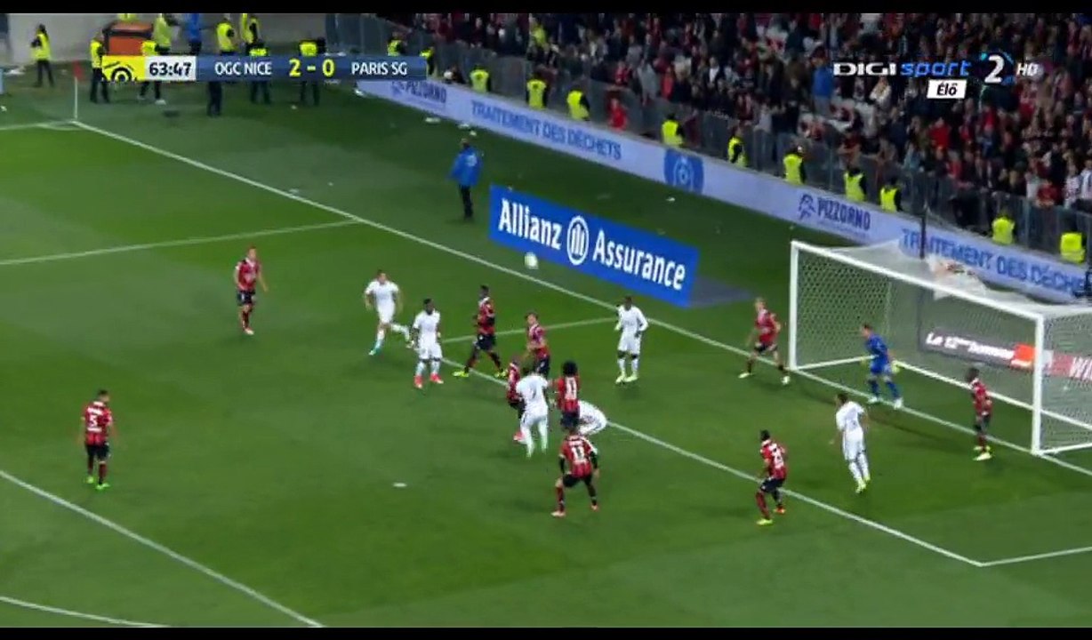 Thiago Silva Goal HD - Nice 2-1 PSG - 30.04.2017