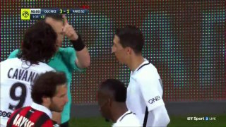 Angel Di Maria RED CARD HD - OGC Nice vs Paris SG - 30.04.2017 (Full Replay)