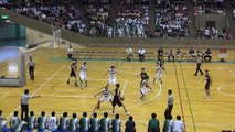 実践学園vs國學院久我山(2Q)高校バスケ 2013 東京都インターハイ予選3日目