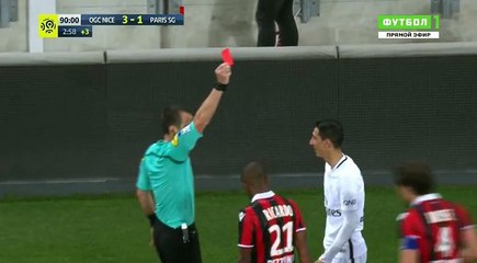 Di Maria Red Card HD - Nice	3-1	Paris SG 30.04.2017