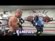fighter 150 pounds sparring fighter 230 pounds - EsNews Boxing