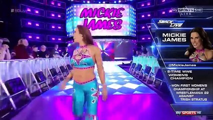 WWE Smackdown 02-28-17 2out of 3 Falls Match Mickie James vs Becky Lynch