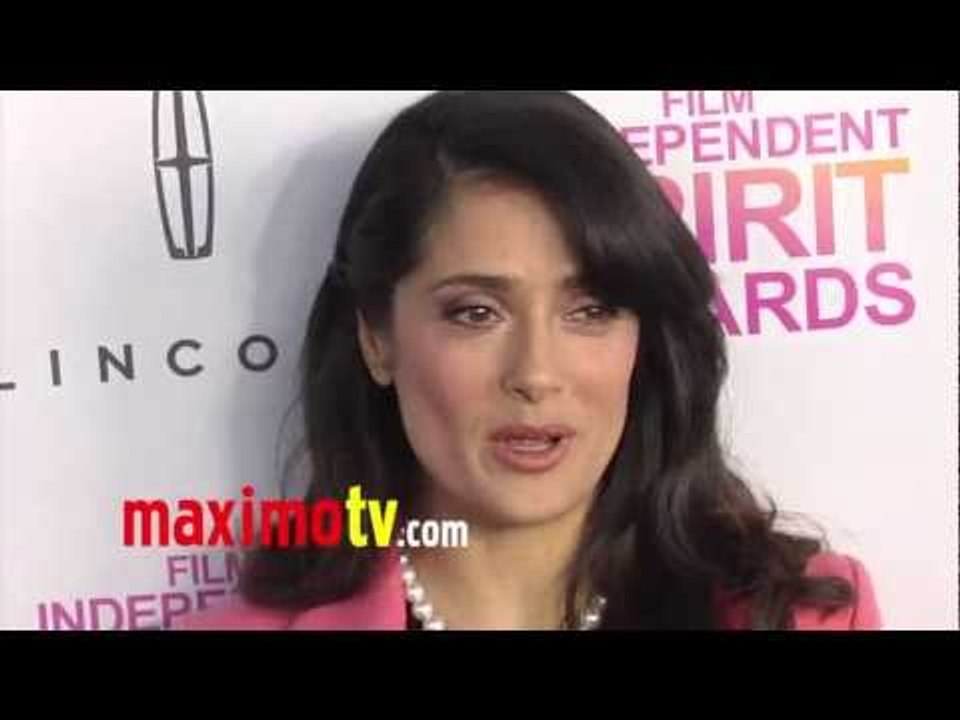 Salma Hayek Film Independent Spirit Awards Nominees Brunch 2013 Red Carpet