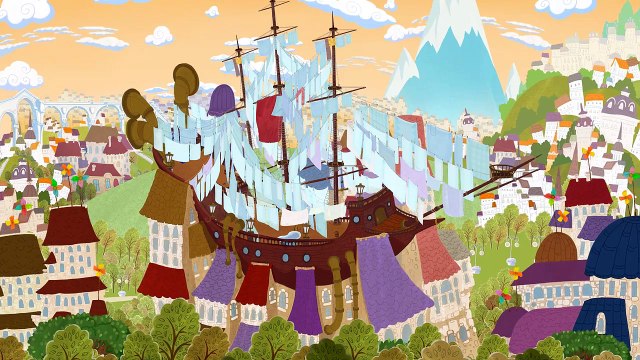 Добрый мультик для детей | Летающие звери - Мысли о стирке (Flying Animation)