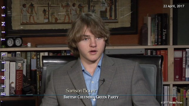 BC'17—Meet Your Candidates: Samson Boyer, Columbia River-Revelstoke Riding