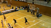 桜丘vs福岡第一(2Q)高校バスケ 「KAZU CUP 2012」準決勝