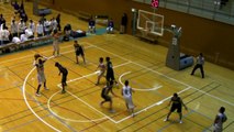 桜丘vs福岡第一(1Q)高校バスケ 「KAZU CUP 2012」準決勝