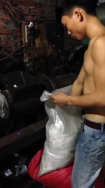 Du riz en plastique