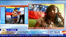 “Soy una joven soñadora que quiere lo mejor para este país”: Betania González, cantante que canta en las marchas contra el Gobierno Nicolás Maduro