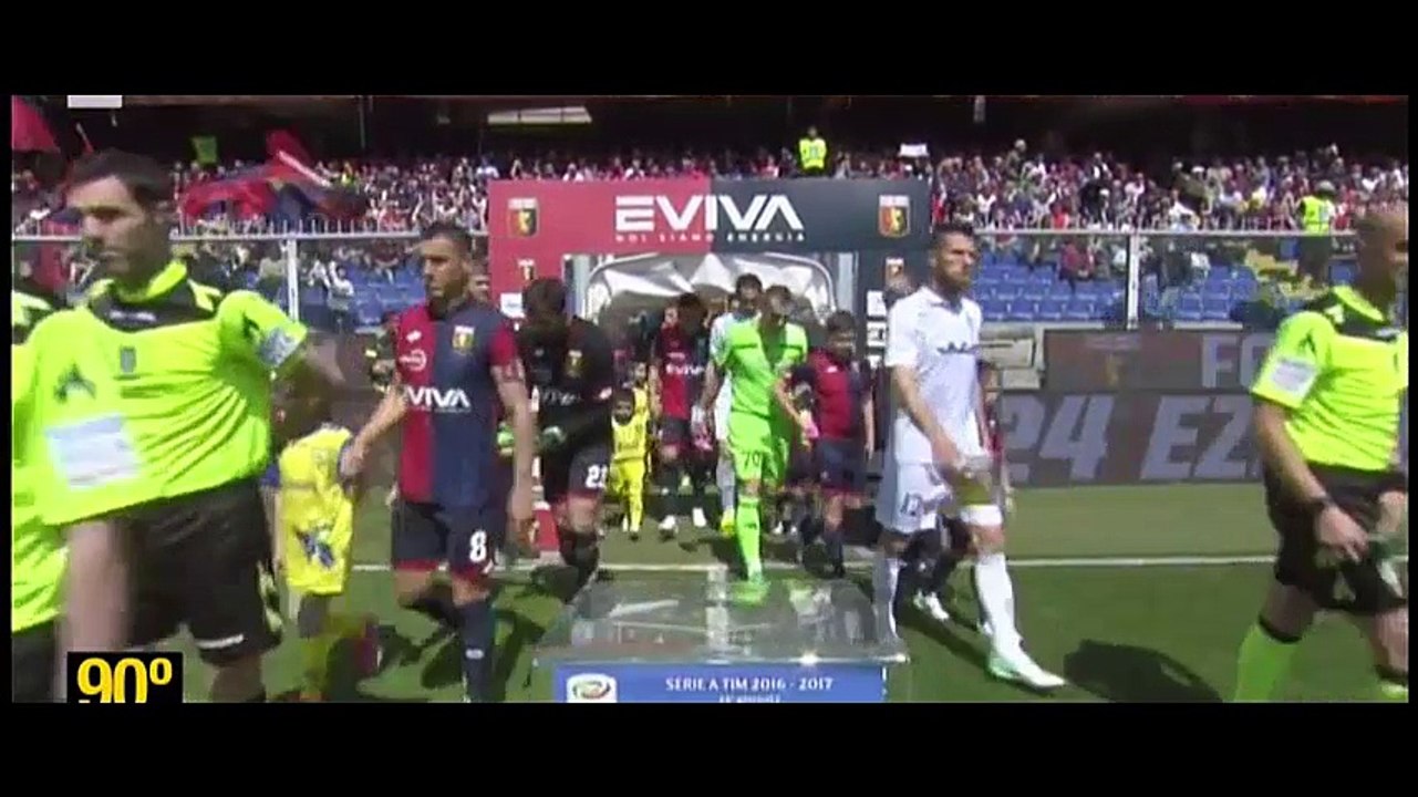 Genoa - Chievo 1-2 Gol ed Highlights HD - 30.4.2017