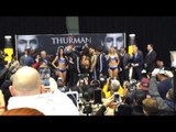 FACE OFF Garcia vs Thurman - esnews boxing