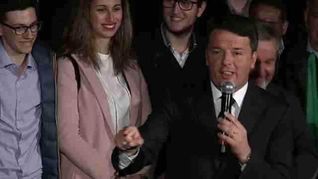 El ex primer ministro italiano Matteo Renzi recupera el mando del PD