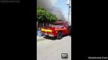 INCENDIO EN LA MARIANO MATAMOROS TIJUANA BAJA CALIFORNIA MEXICO HEROICOS BOMBEROS EN ACCION