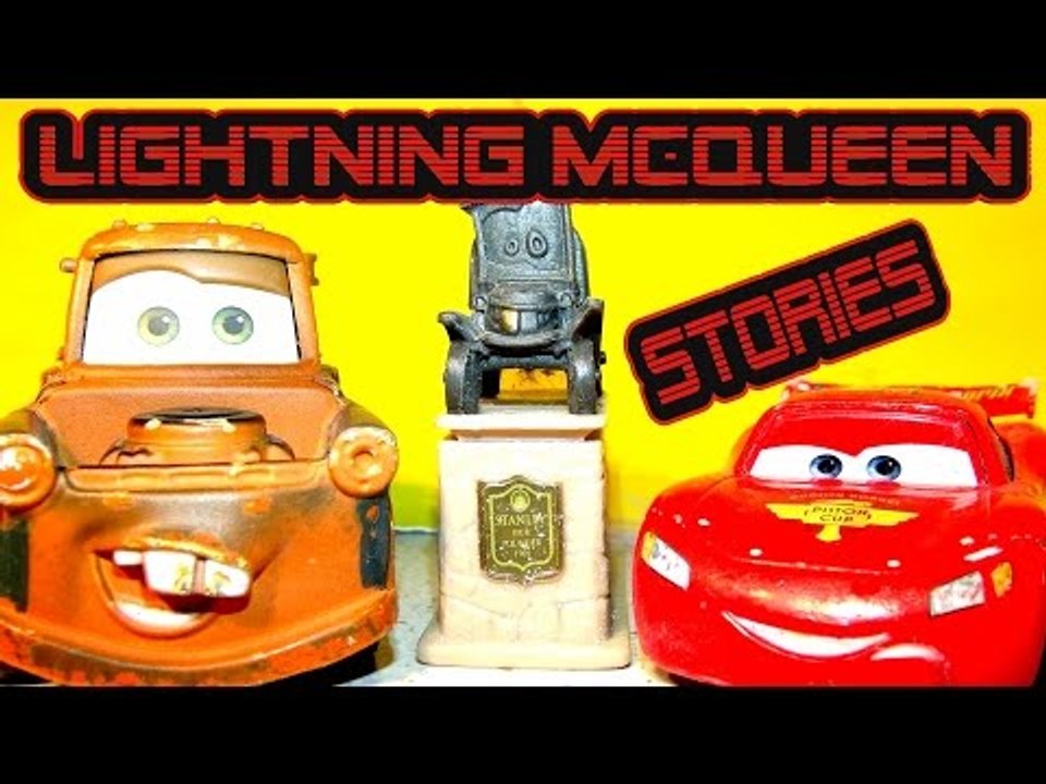 Pixar Cars All About Lightning with Mater and a Sponser for Stanley from Cars Comics Treasury