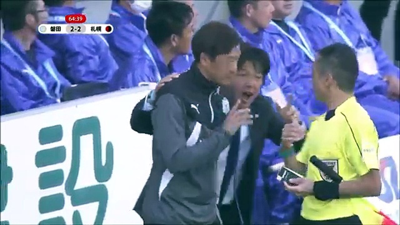 Iwata 2:2 Consadole Sapporo (Japanese J League. 30 April 2017)