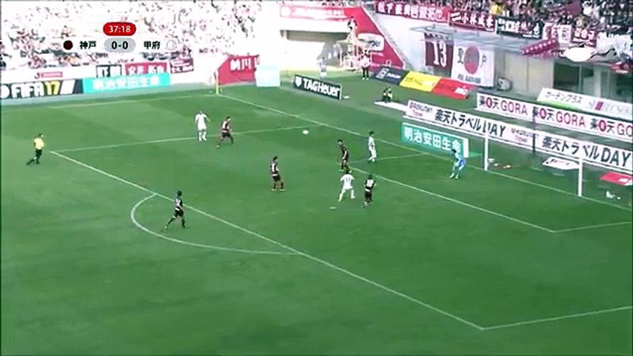 Vissel Kobe 0:1 Kofu (Japanese J League. 30 April 2017)