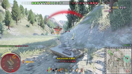 World of Tanks　BT-SV　山岳路