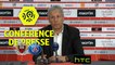 Conférence de presse OGC Nice - Paris Saint-Germain (3-1) : Lucien FAVRE (OGCN) - Unai EMERY (PARIS) - Ligue 1 / 2016-17
