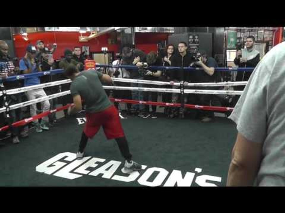 KEITH THURMAN WORKOUT NYC GLEASONS