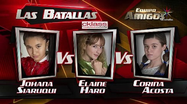 Corina, Elaine Haro, Joana Siaruqui Entre tu y mil mares La Voz kids - Las Batallas
