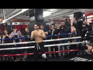 Danny Garcia Full Workout ! Flexing and said it's them rice and beans !!