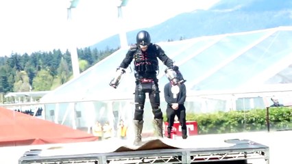 Richard Browning flies "Iron Man" suit at TED 2017