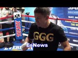 gennady golovkin in the gym warm up jumping rope EsNews Boxing